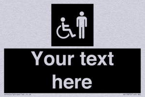 Custom information: black panel disabled and male